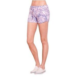 Sundry Palms Dolphin Shorts With Palms Print In Soft Sweater-Knit Fabric Size M